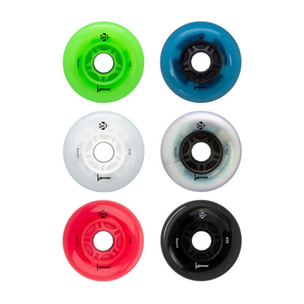 LUMINOUS - LED WHEELS - 84mm/85A - PAQUETE DE 4