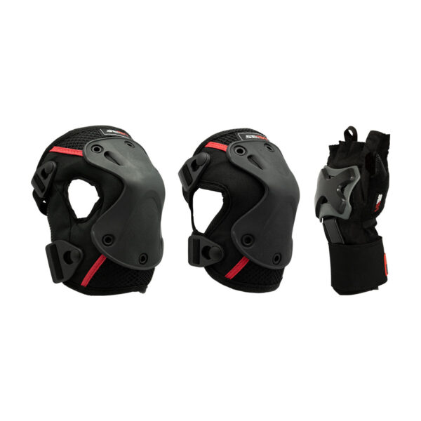 SEBA PROTECTIVE PACK PRO x3 (GUANTES, coderas y rodilleras)